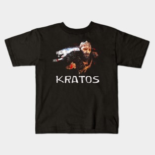 Olympus Reimagined God Of War S Mythic Battles Kids T-Shirt